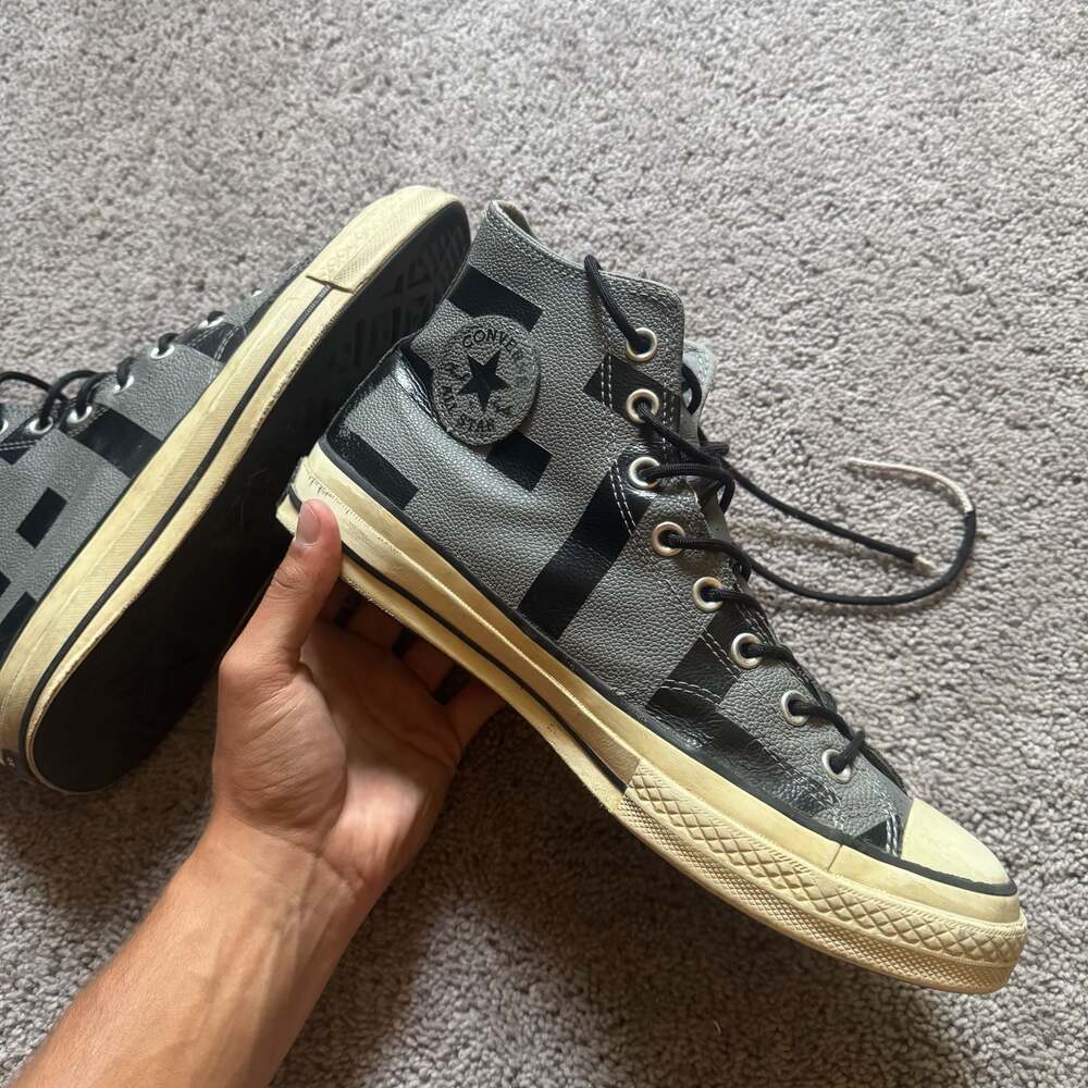 Converse Chuck 70 Gore-Tex High Top Sneakers Cool Grey/Black 163227C - Picture 4 of 7
